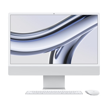 iMac 24 дюйма M3 8 ядер CPU 10 ядер GPU серебристый
