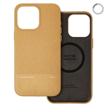 Защитный чехол Native Union Classic Case для iPhone 15 Pro Max с поддержкой MagSafe крафтовый