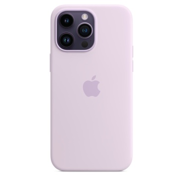 Силиконовый чехол Apple для iPhone 14 Pro Max лилового цвета