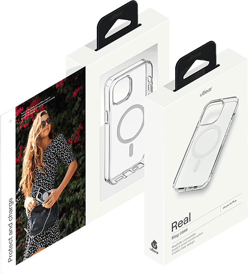 Прозрачный чехол uBear Real Mag Case для iPhone 14 Plus