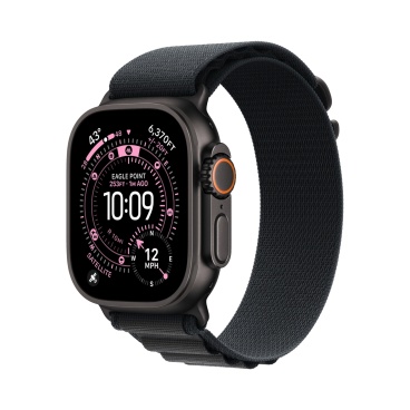 Apple Watch Ultra 3 Black Titanium c ремешком Alpine черного цвета