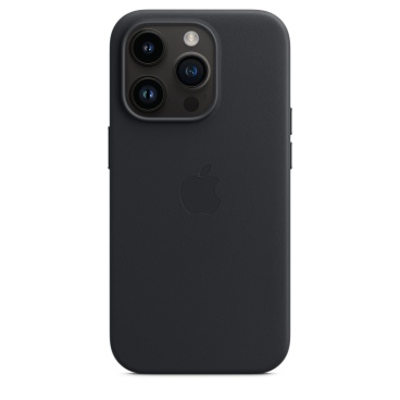 Кожаный чехол Apple для iPhone 14 Pro Max цвета «тёмная ночь»