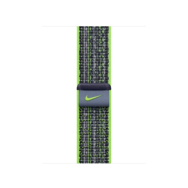 Нейлоновый ремешок Apple Nike Bright Green/Blue Loop 42/44/45 мм