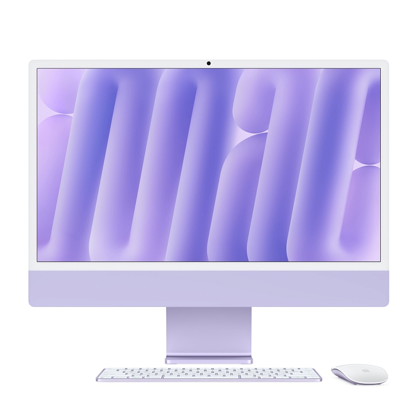 iMac 24" M4 10 ядер CPU 10 ядер GPU 24 RAM 512 Гб фиолетовый