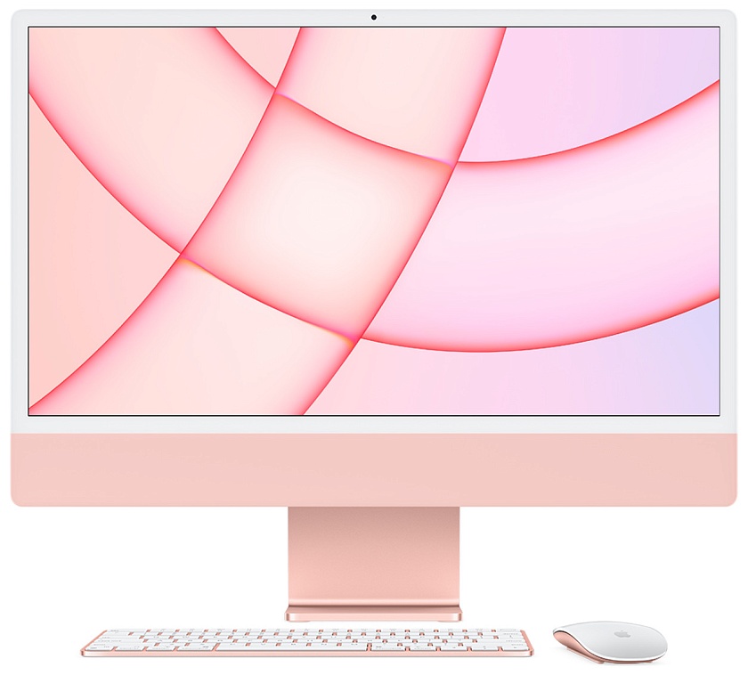 iMac 24 дюйма розовый M1 8 ядер CPU 8 ядер GPU