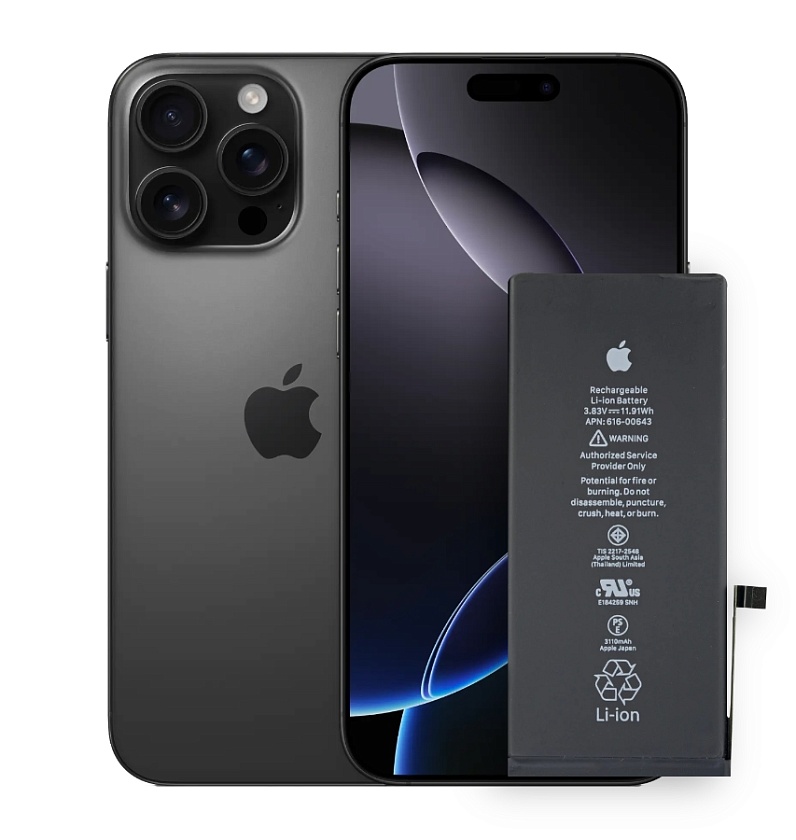 Замена аккумулятора iPhone 16 Pro Max