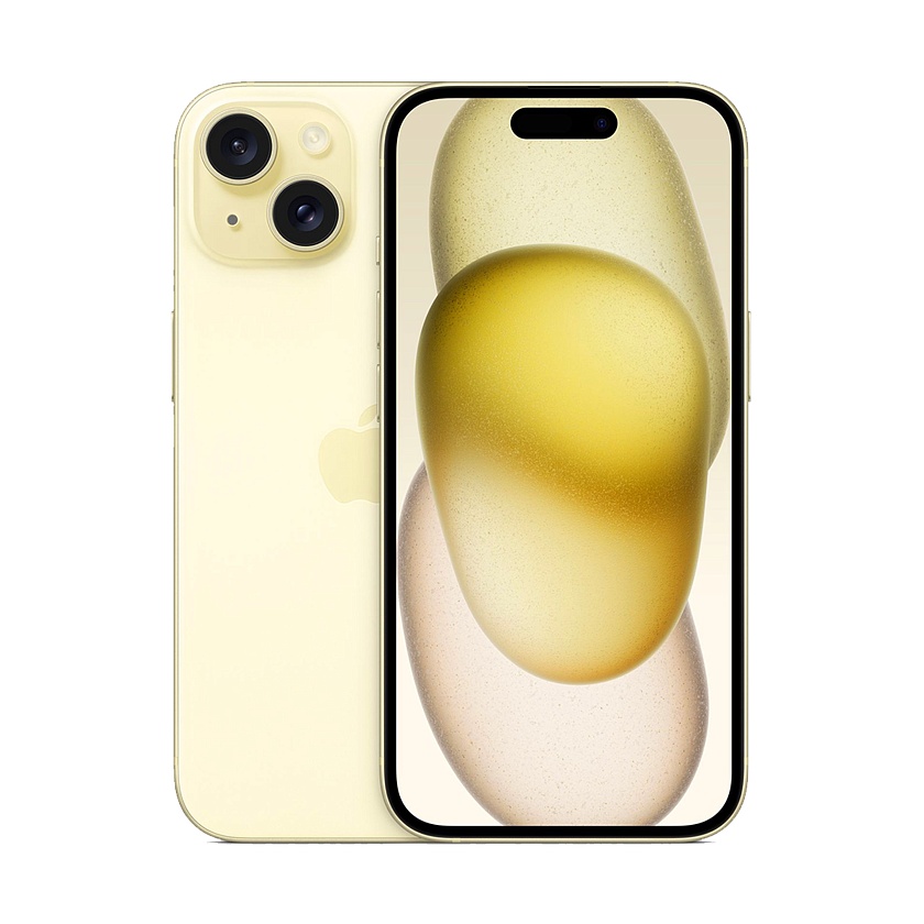 iPhone 15 жёлтый