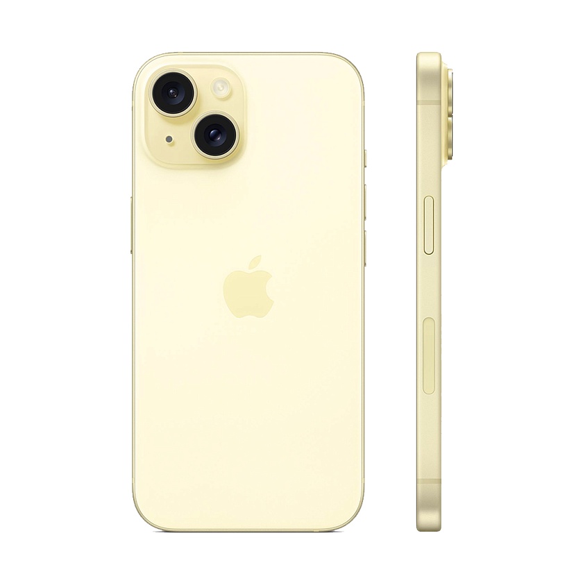 iPhone 15 жёлтый