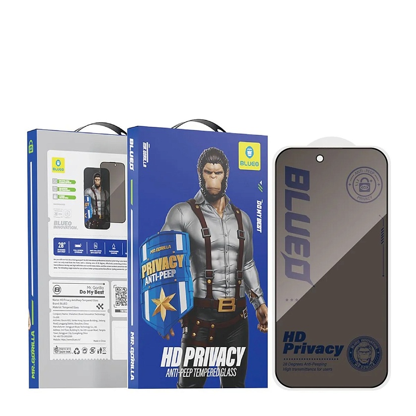 Защитное стекло для iPhone с покрытием "антишпион"