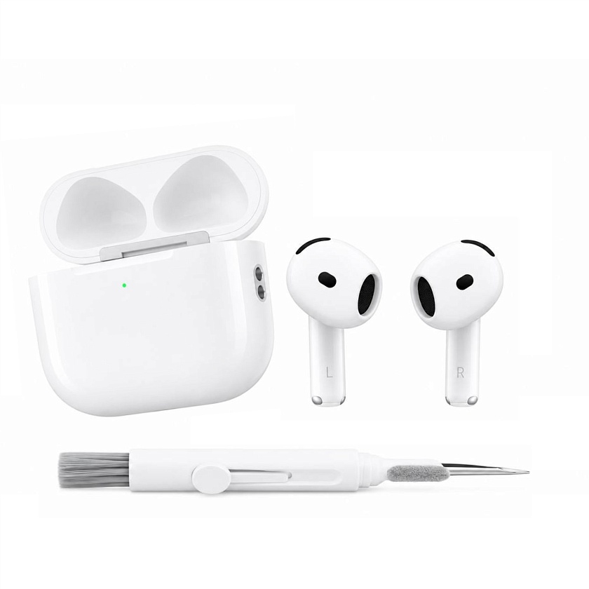 Чистка сеток динамиков и микрофонов AirPods
