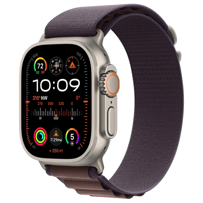 Apple Watch Ultra 2-го поколения 49 мм c ремешком Alpine цвета «индиго»