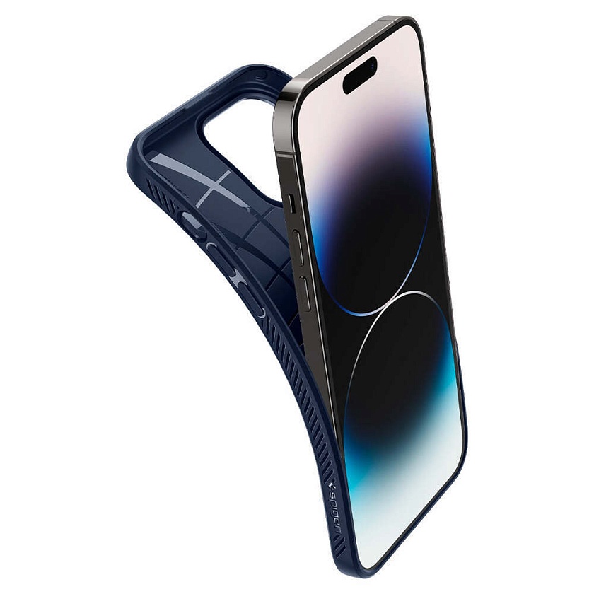 Защитный чехол Spigen Liquid Air для iPhone 14 Pro Max синий