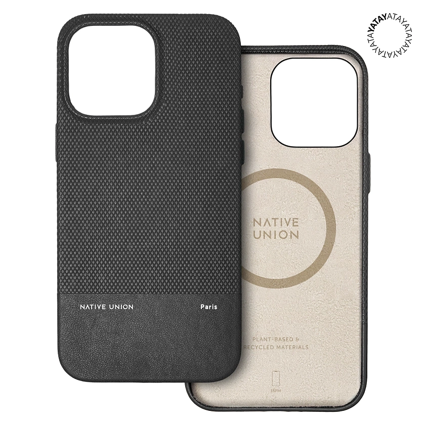Защитный чехол Native Union Classic Case для iPhone 15 Pro Max с поддержкой MagSafe чёрный