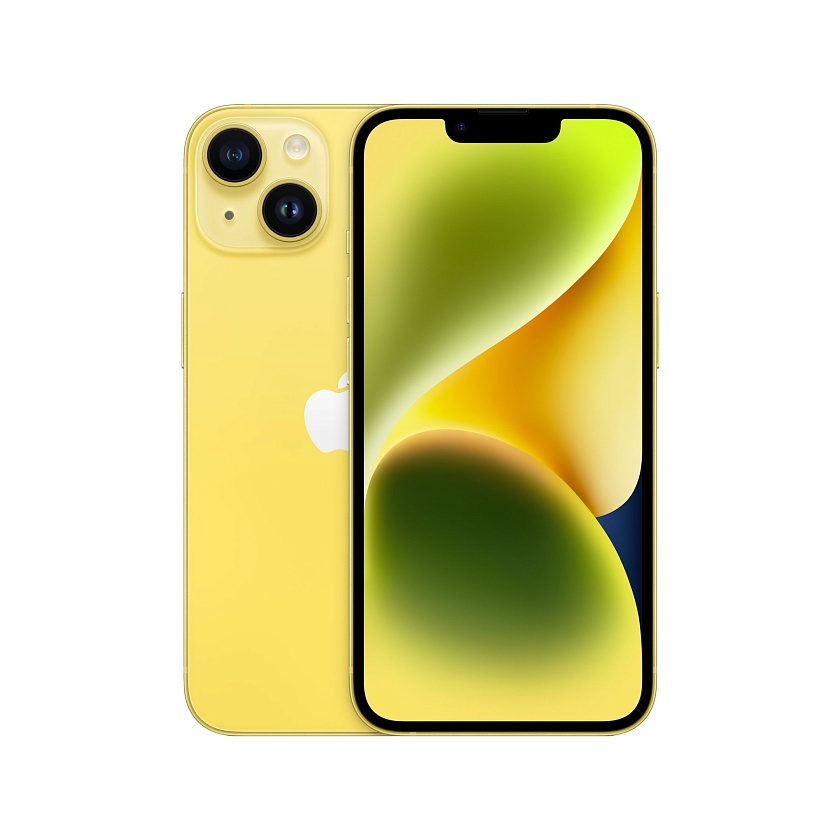 iPhone 14 жёлтый