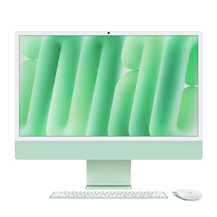 iMac 24" M4 10 ядер CPU 10 ядер GPU 24 RAM 512 Гб зелёный