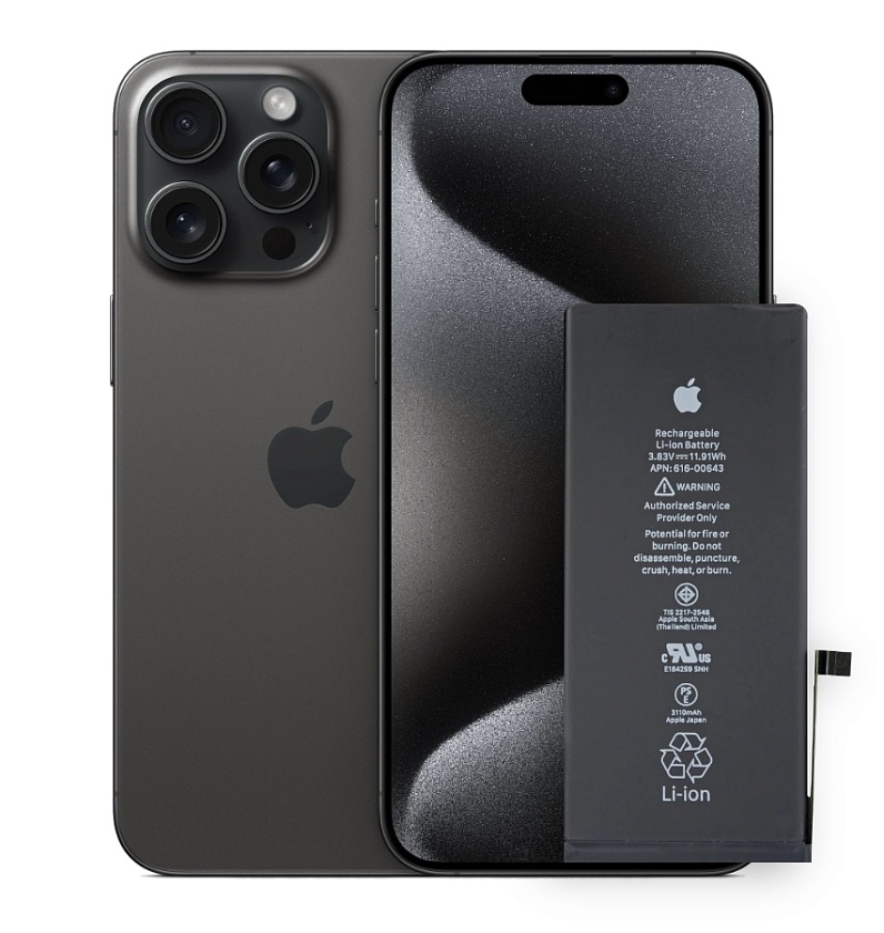 Замена аккумулятора iPhone 15 Pro Max