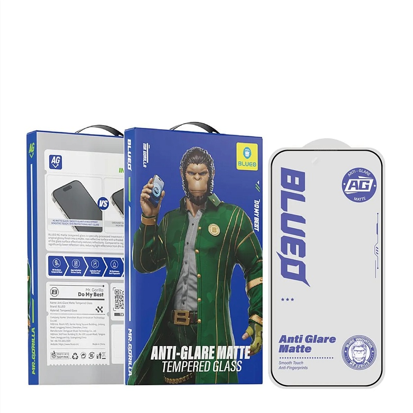 Матовое защитное стекло для iPhone