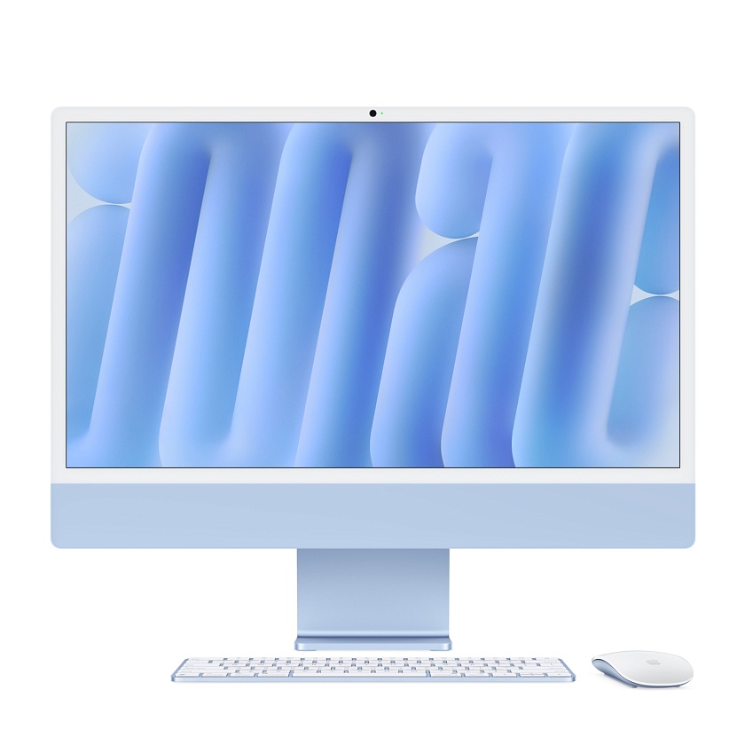 iMac 24" M4 10 ядер CPU 10 ядер GPU 24 RAM 512 Гб голубой