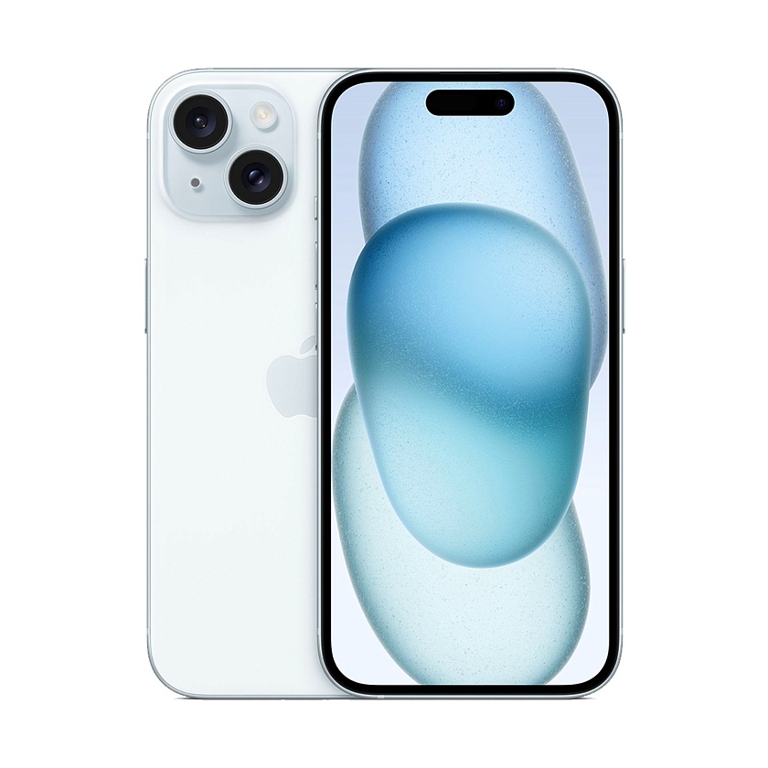 iPhone 15 голубой