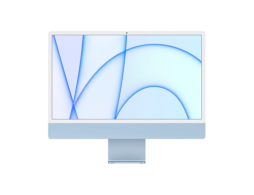 iMac 24 дюйма синий M1 8 ядер CPU 7 ядер GPU
