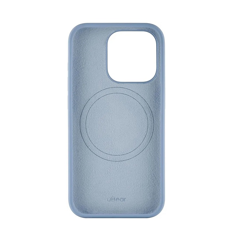 Силиконовый чехол uBear Touch Mag Case для iPhone 15 Pro с поддержкой MagSafe