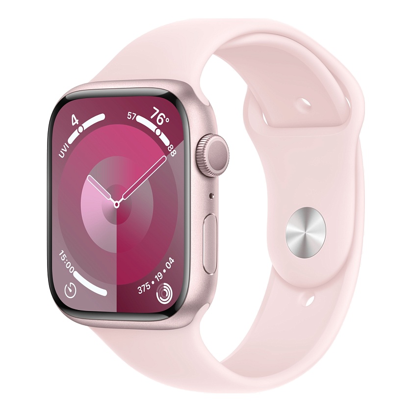 Apple Watch Series 9 45 мм розовый
