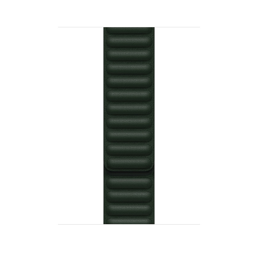 Кожаный ремешок Apple тёмно-зелёного цвета 38/40/41 мм