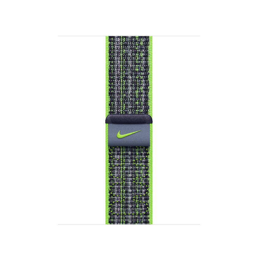 Нейлоновый ремешок Apple Nike Bright Green/Blue Loop 42/44/45 мм